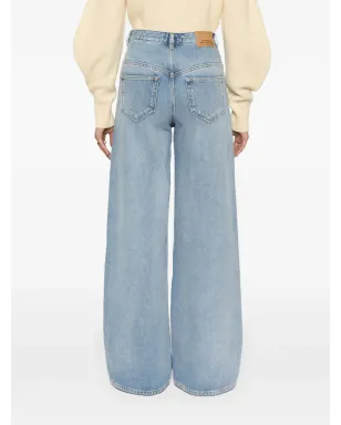 ISABEL MARANT レモニー ワイドレッグジーンズ ブルー - サムネイル4