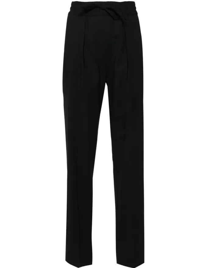Isabel Marant ISABEL MARANT Liska ドローストリングウエストパンツ - ブラックの商品画像