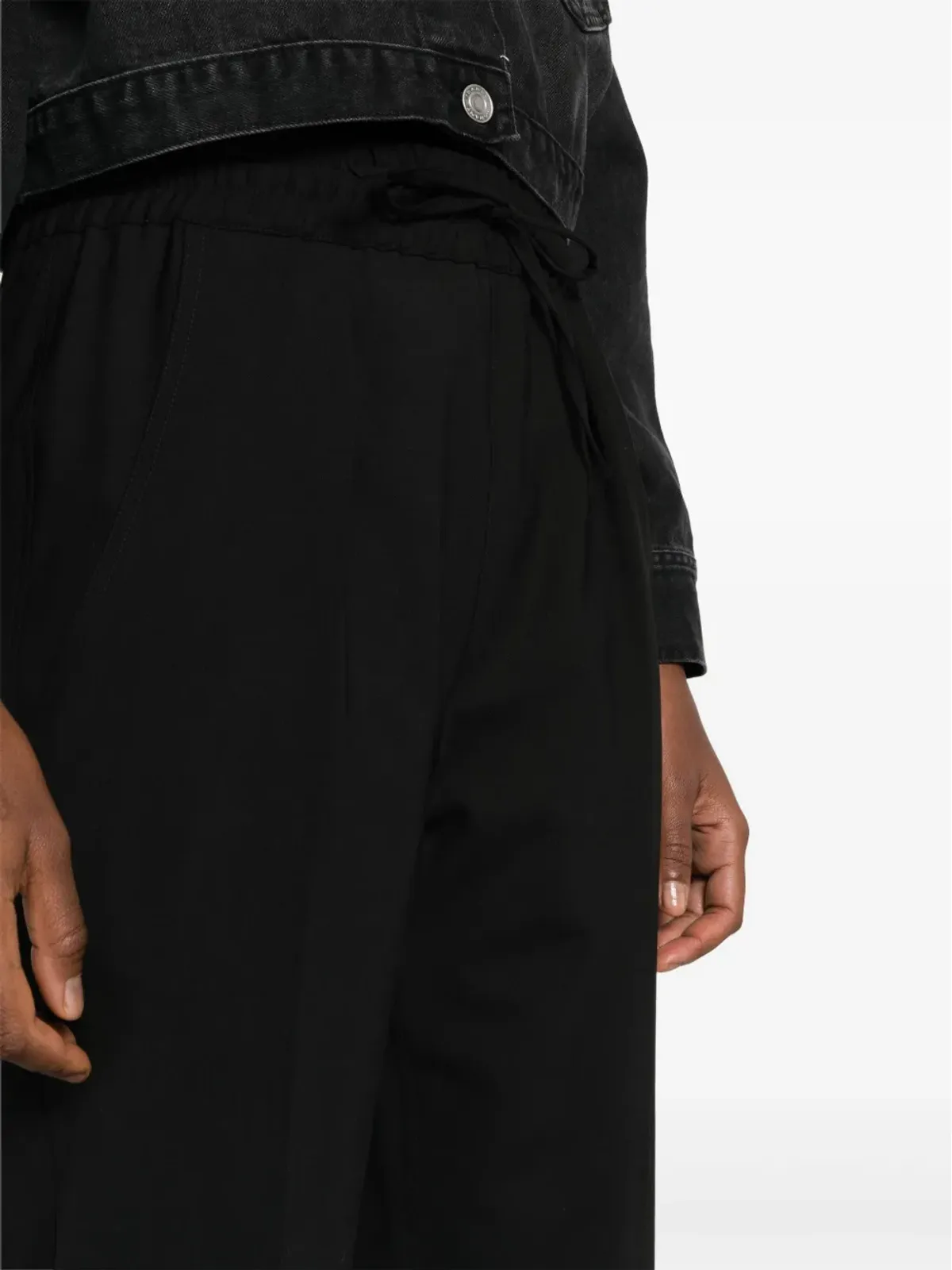 ISABEL MARANT Liska ドローストリングウエストパンツ - ブラック - 画像5