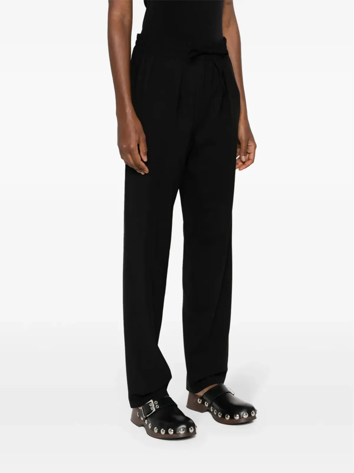 ISABEL MARANT Liska ドローストリングウエストパンツ - ブラック - 画像3