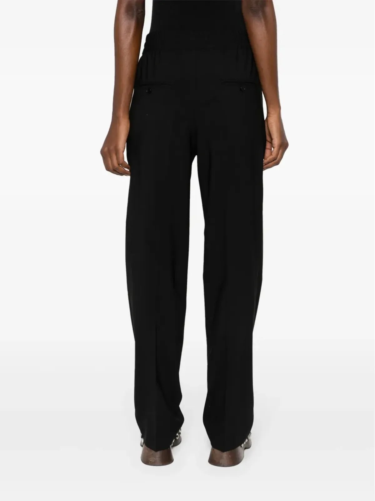 ISABEL MARANT Liska ドローストリングウエストパンツ - ブラック - 画像4