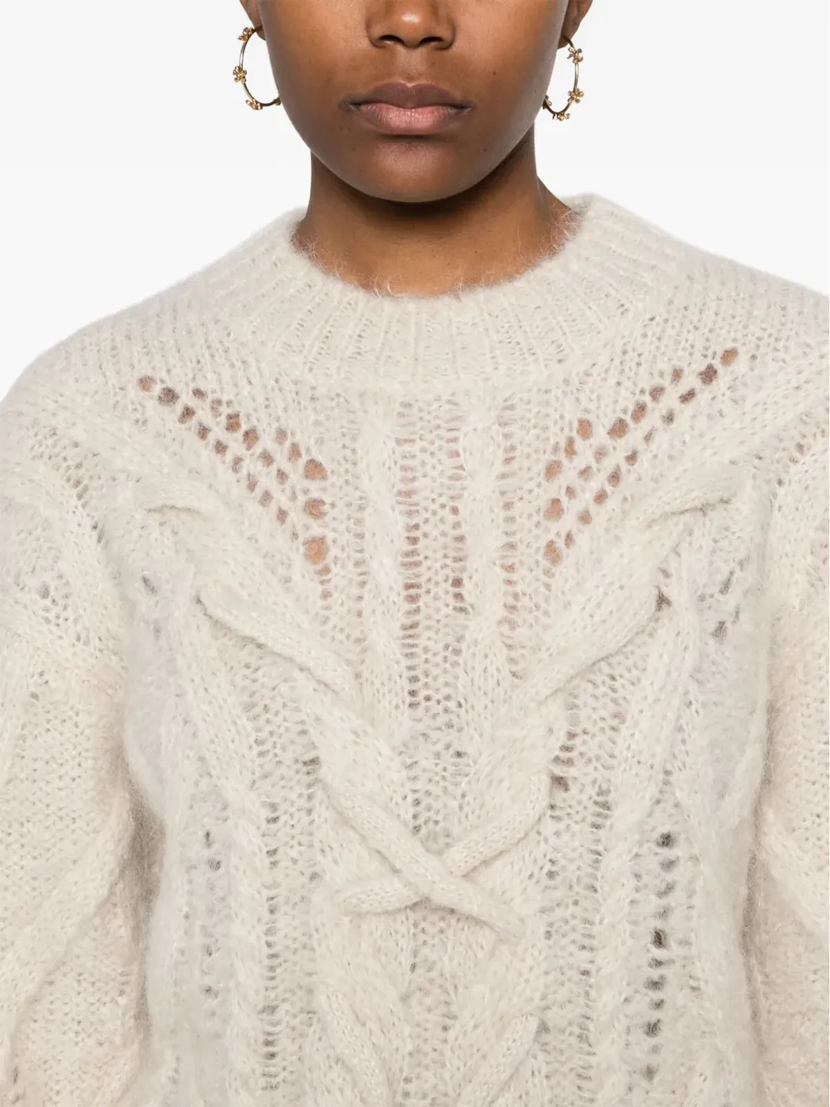 ISABEL MARANT Eline チャンキー ジャンパー - ニュートラルカラー - 画像5