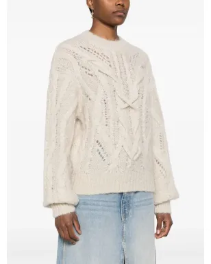 ISABEL MARANT Eline チャンキー ジャンパー - ニュートラルカラー - サムネイル3