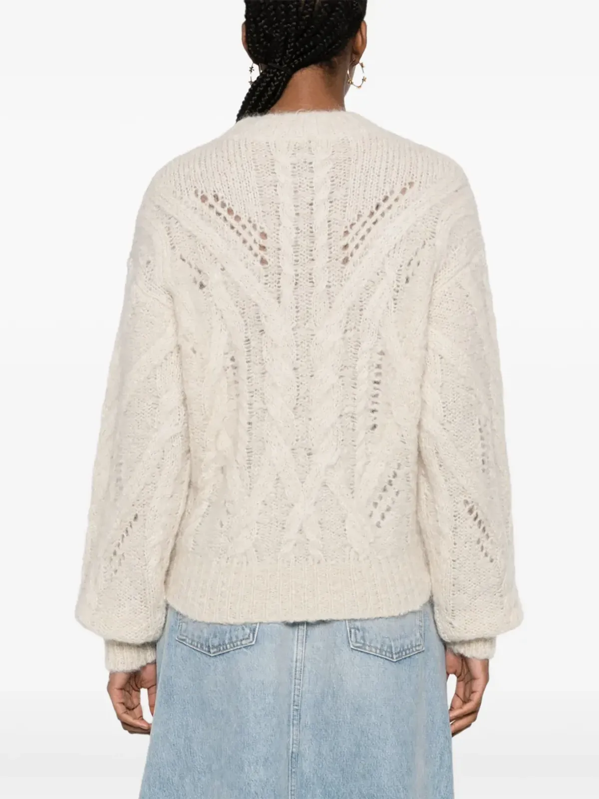 ISABEL MARANT Eline チャンキー ジャンパー - ニュートラルカラー - 画像4