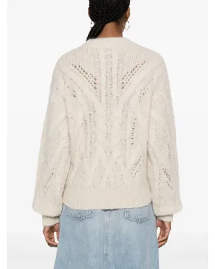 ISABEL MARANT Eline チャンキー ジャンパー - ニュートラルカラー - サムネイル4