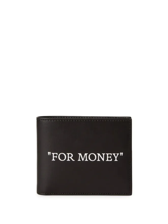 OFF-WHITE Off-White フォー・マネー 二つ折り財布 - ブラックの商品画像