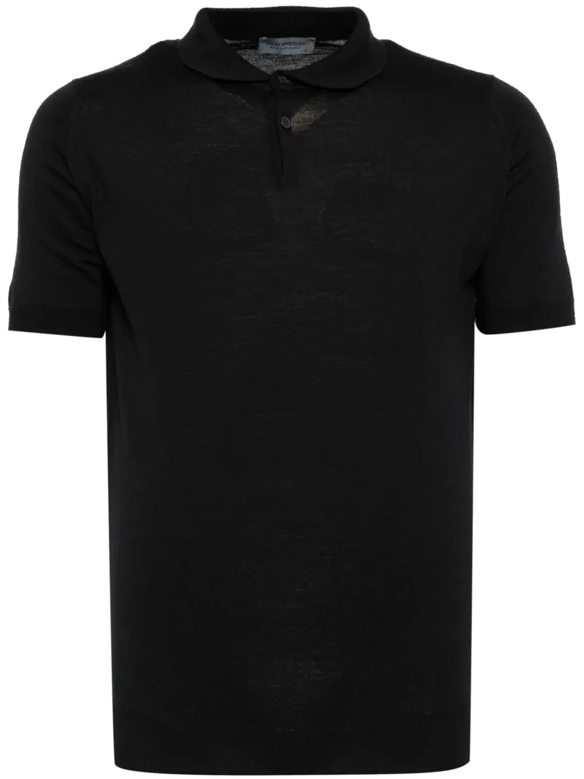 John Smedley ペティン編みポロシャツ - 画像1