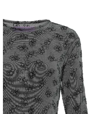 Maccapani Tere floral-embroidered dress - Black - サムネイル2