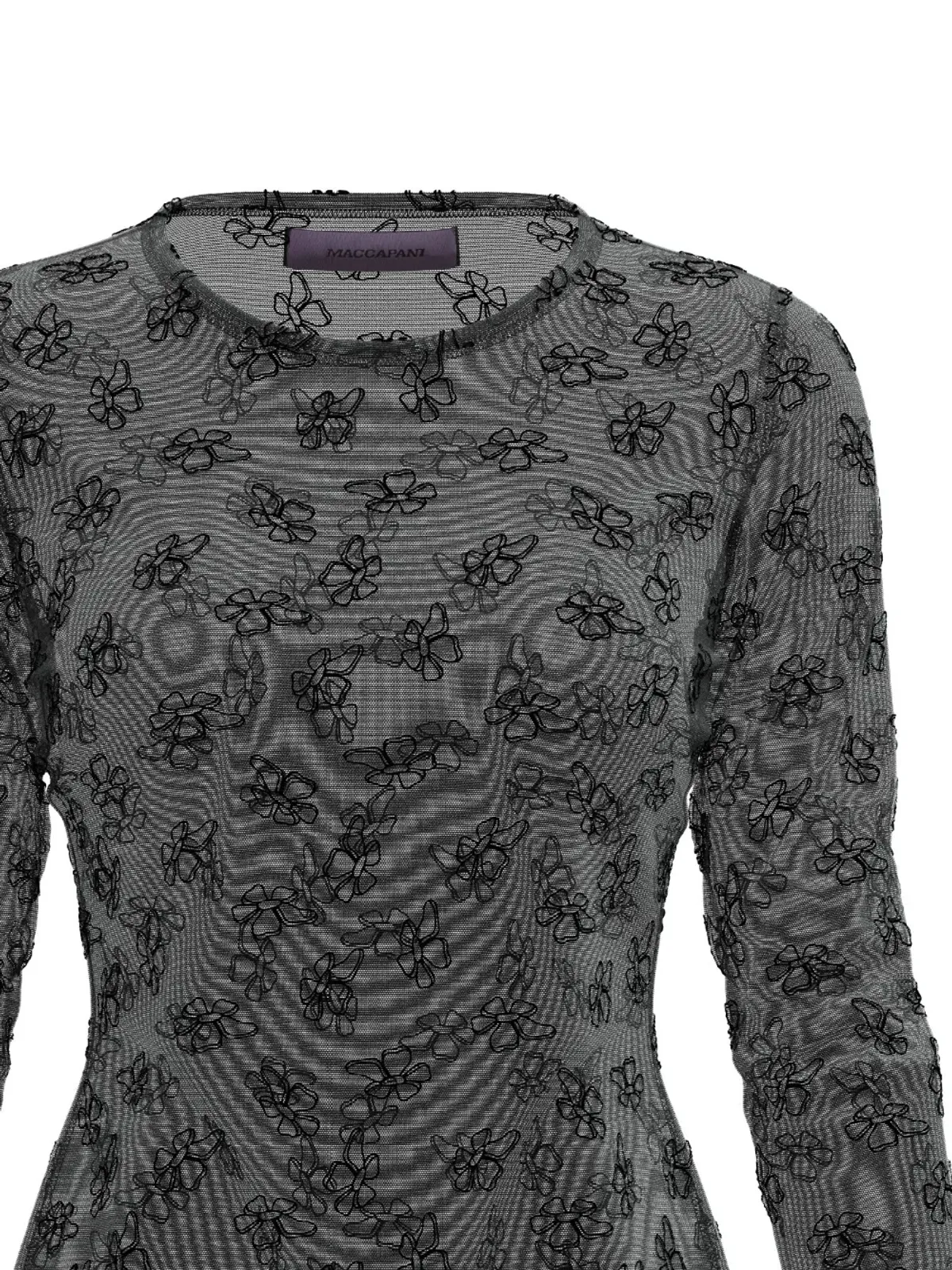 Maccapani Skimpy monogram-print T-shirt - Black - 画像2