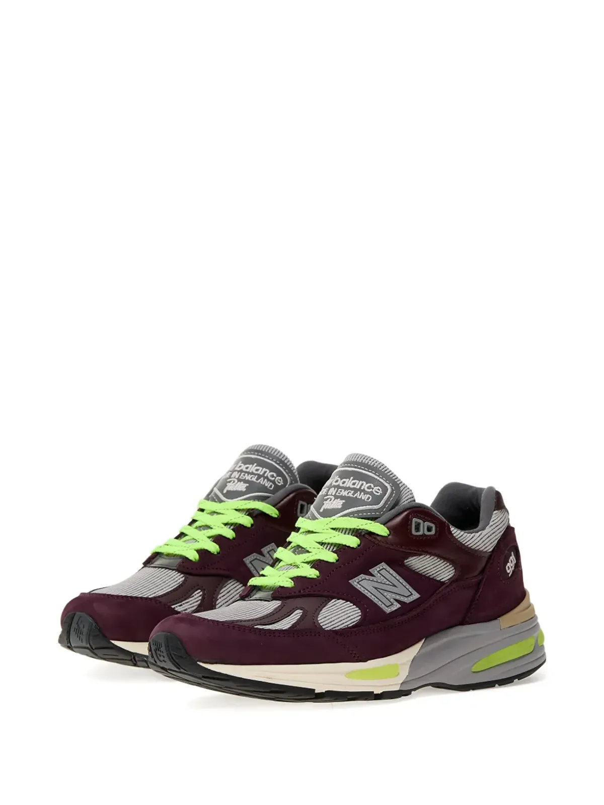 New Balance x Patta 991v2 レースアップスニーカー - レッド - 画像2