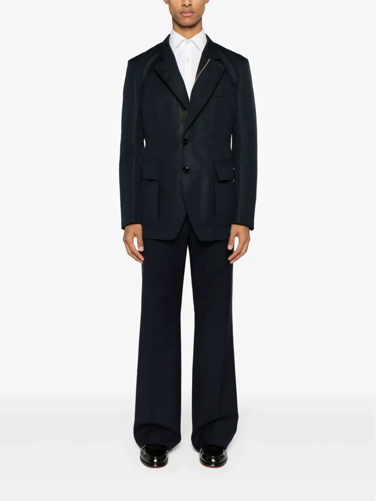 TOM FORD ジップアップ・シングルブレスト ブレザー - ブルー - 画像2