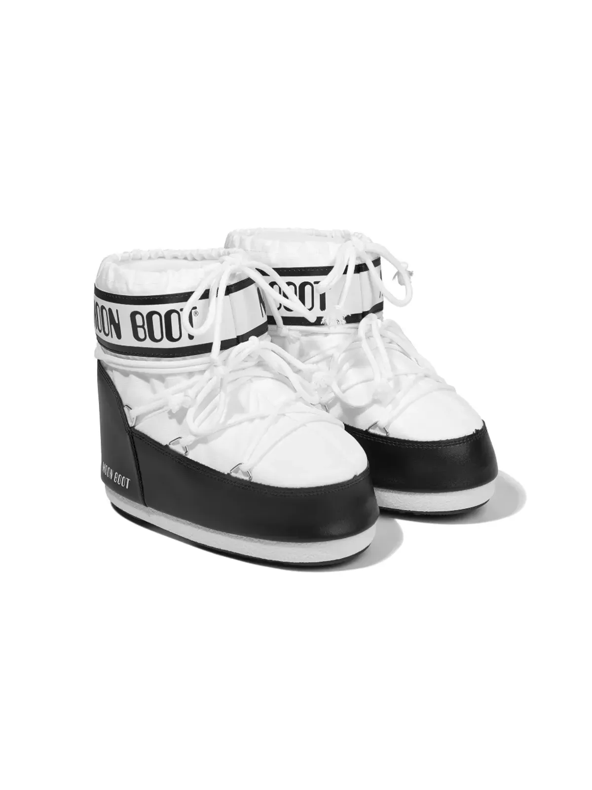Moon Boot Kids アイコン ロー レースアップ スノーブーツ - 画像1