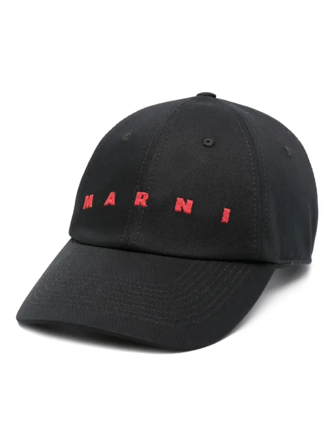 Marni Marni ロゴ刺繍 ベースボールキャップの商品画像
