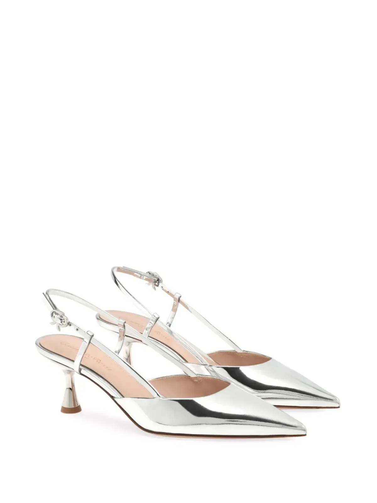 Gianvito Rossi ビンテージ アセント レザー パンプス - 画像2