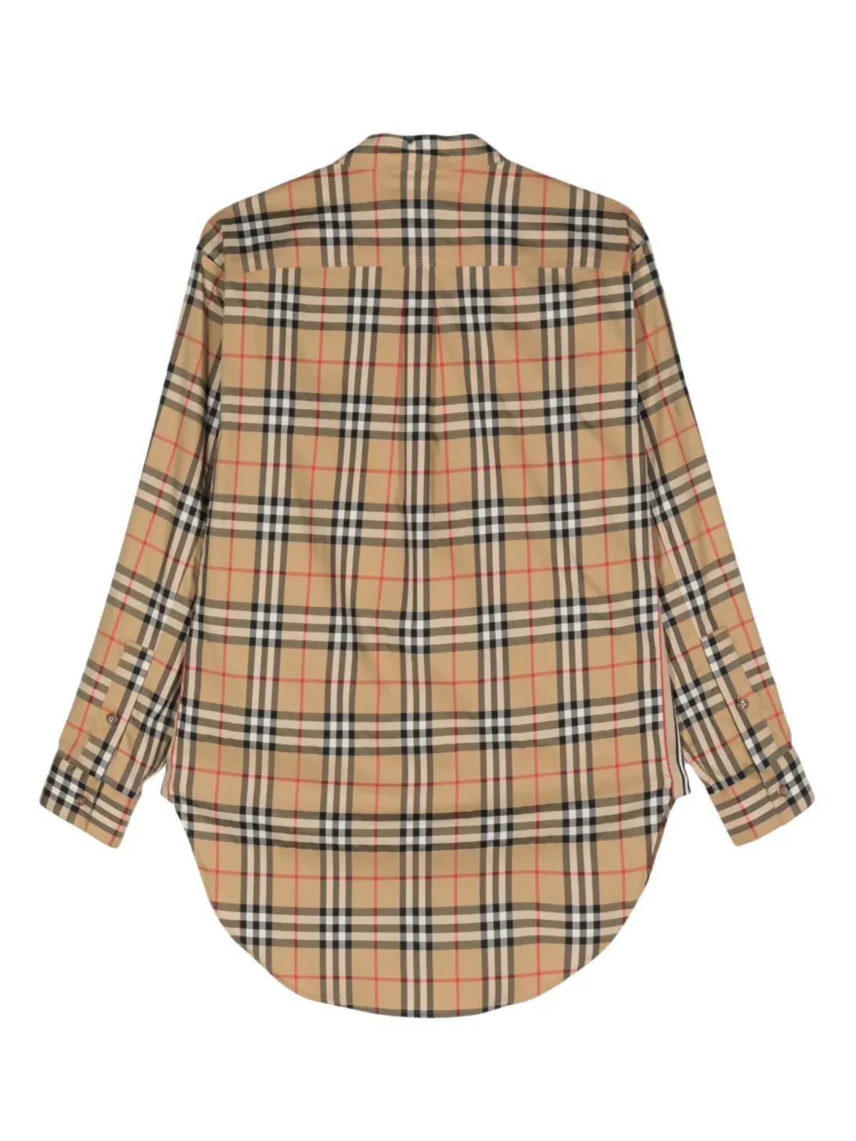 Burberry ビンテージ チェック柄コットンシャツ - ブラウン - 画像2