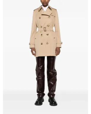 Burberry ショート Kensington Heritage コットン トレンチコート - ブラウン - サムネイル2