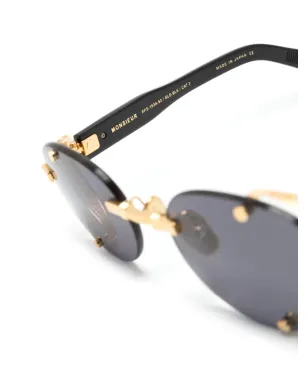 Balmain Eyewear オーバルフレーム ティントサングラス - サムネイル3