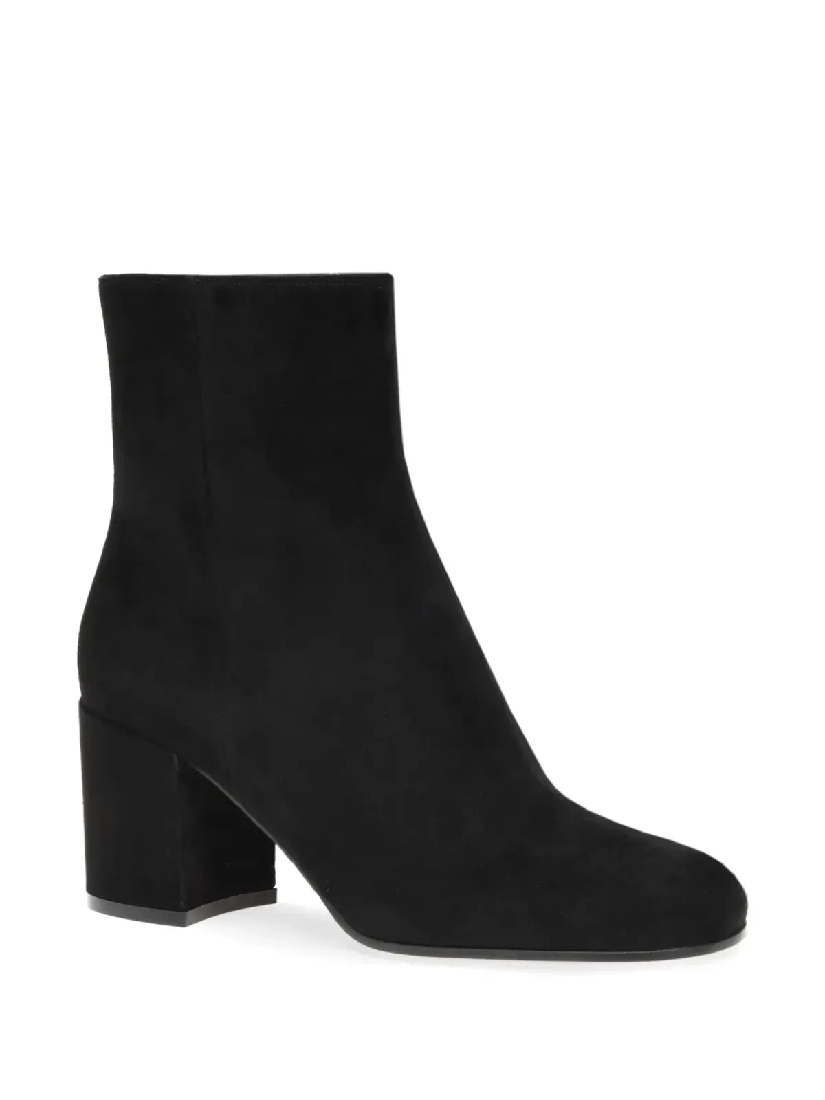 Gianvito Rossi Joelle 70mm スエードブーツ - ブラック - 画像2