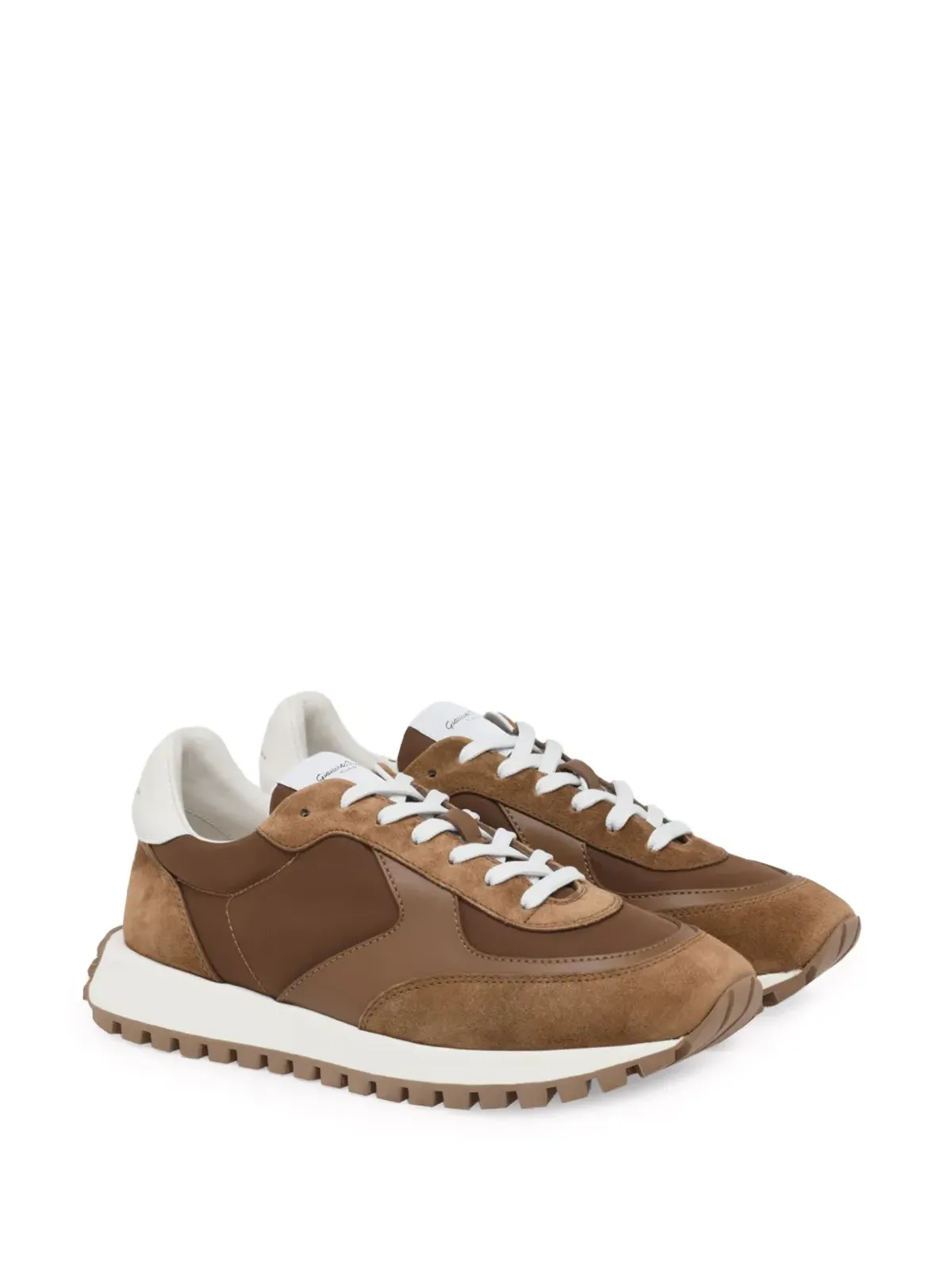 Gianvito Rossi グラベルパネルドスニーカー - ブラウン - 画像2