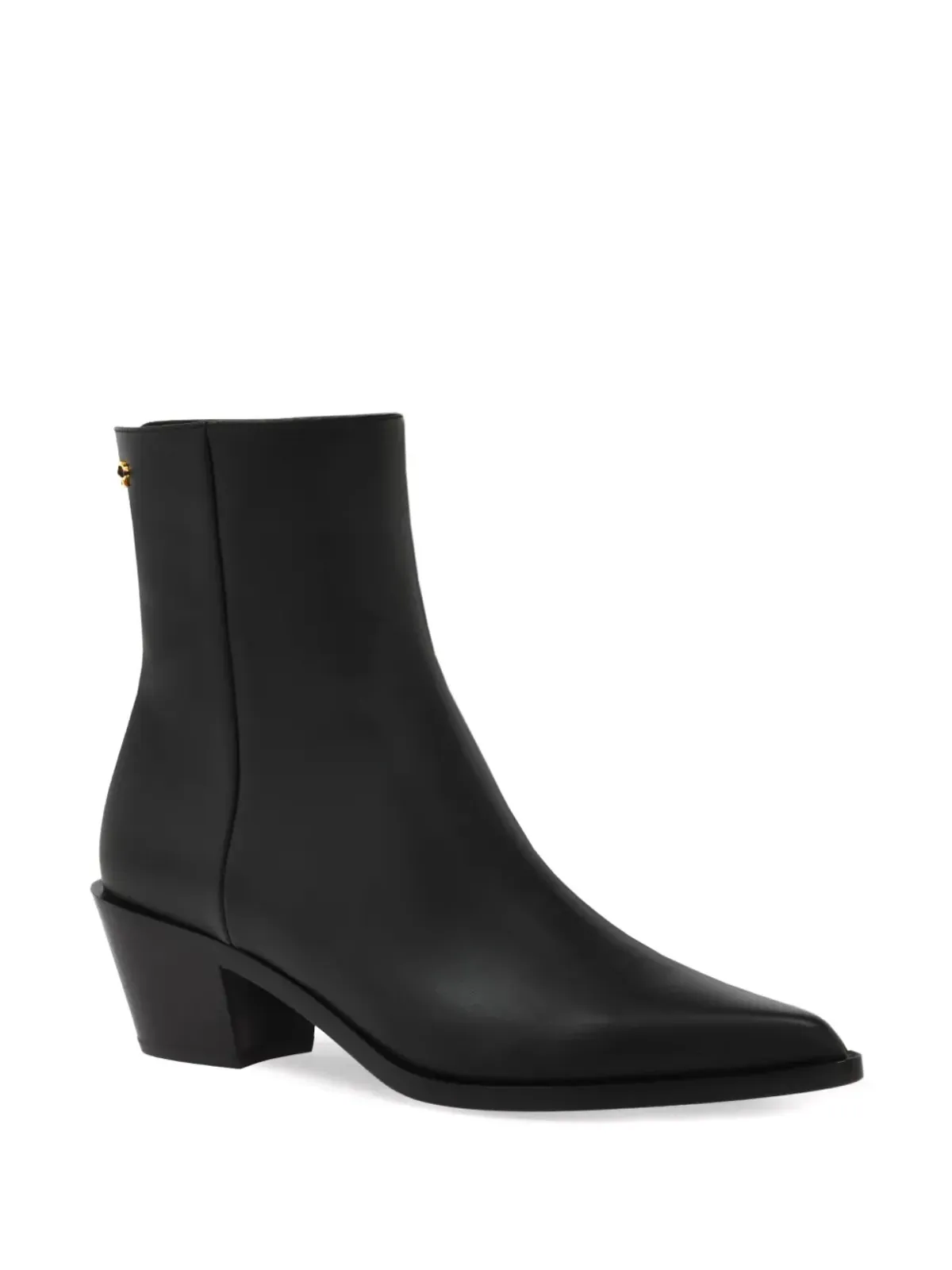 Gianvito Rossi Kinney ポインテッドトゥ アンクルブーツ - ブラック - 画像2