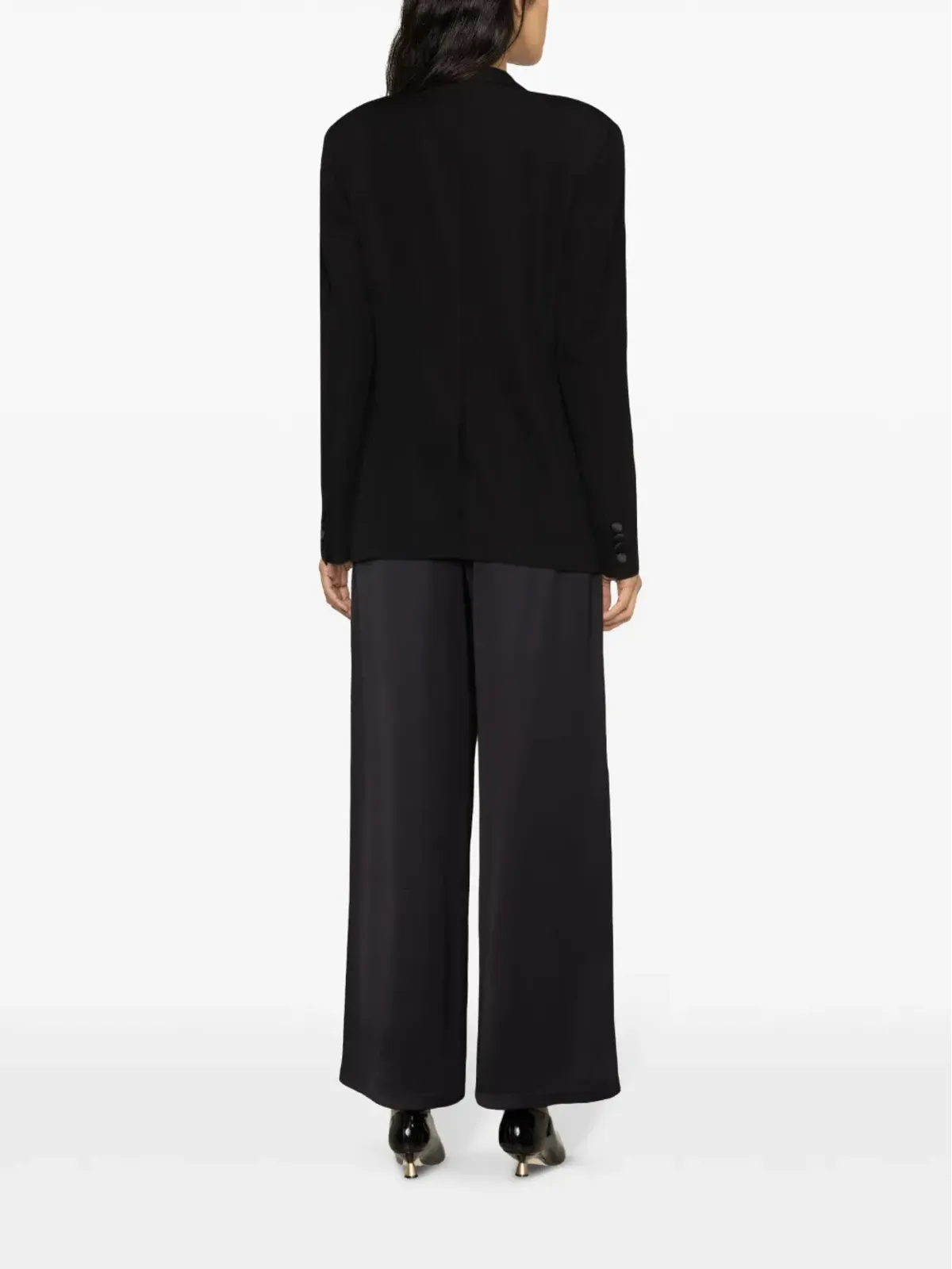 Stella McCartney ホットフィックス クリスタルエンベリッシュド ブレザー - ブラック - 画像4