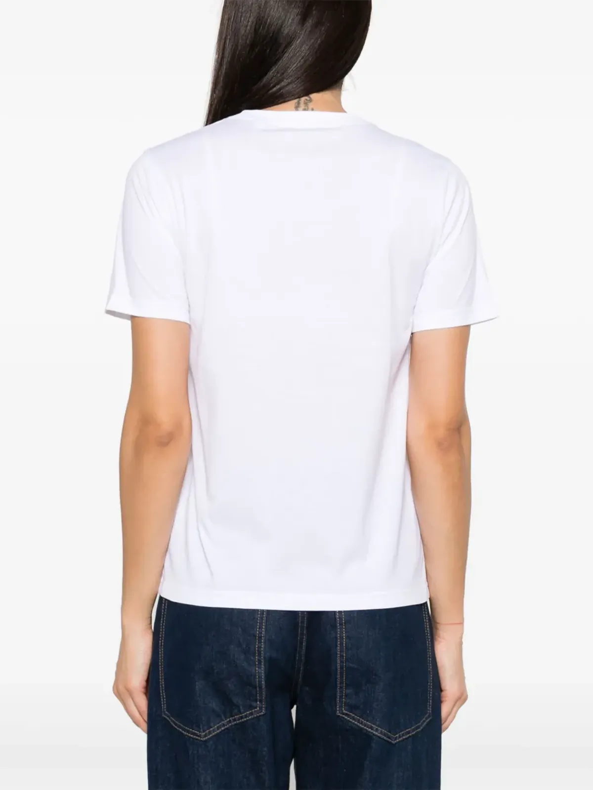 Burberry マルゴ ロゴプリント コットン Tシャツ - ホワイト - 画像4
