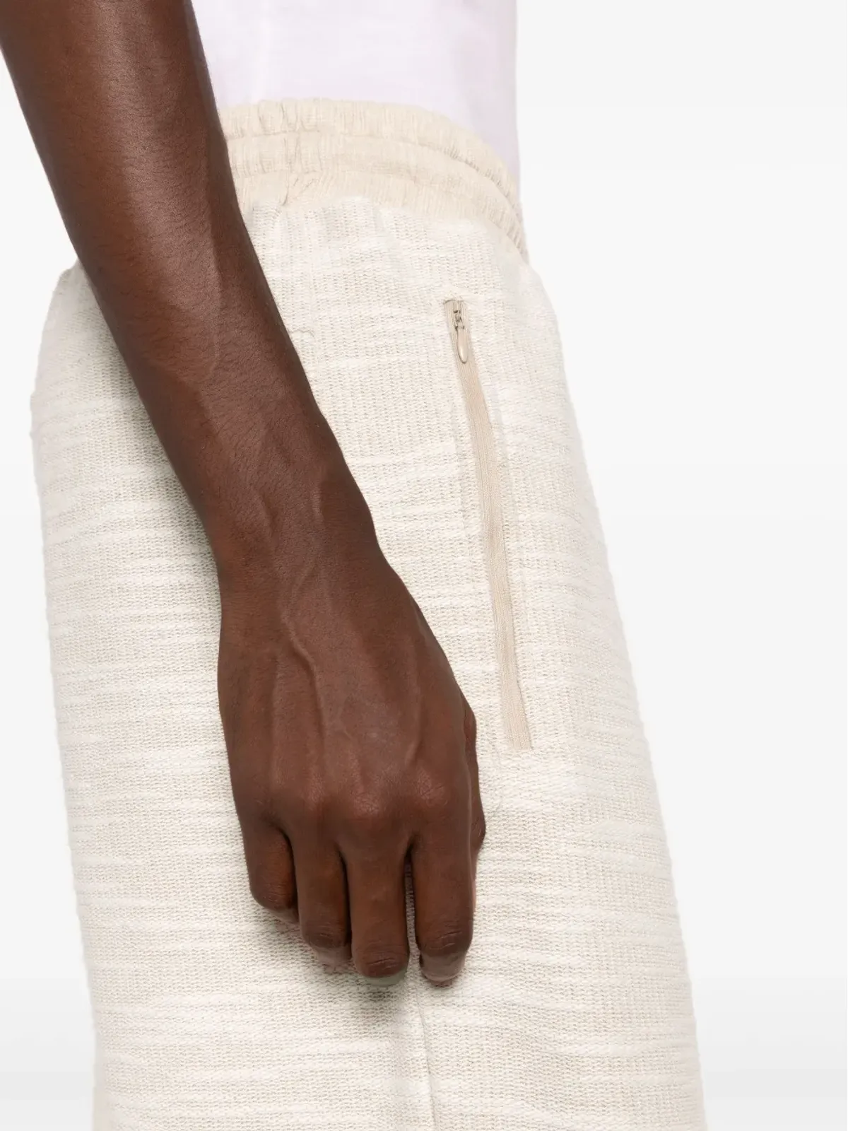 Amir Slama テクスチャード トラックパンツ - Neutrals - 画像5