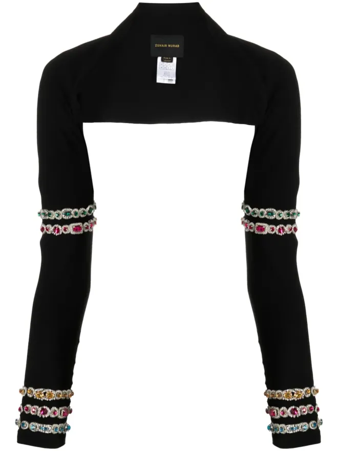 Zuhair Murad Zuhair Murad ビーズ刺繍カディボレロの商品画像