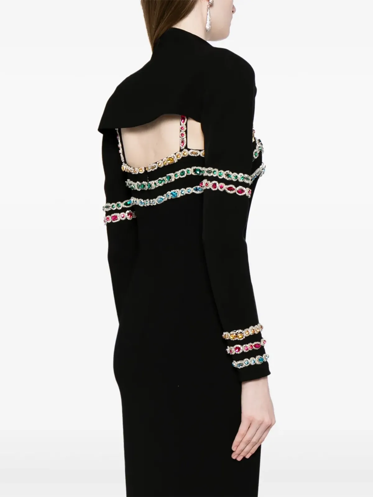 Zuhair Murad ビーズ刺繍カディボレロ - 画像4