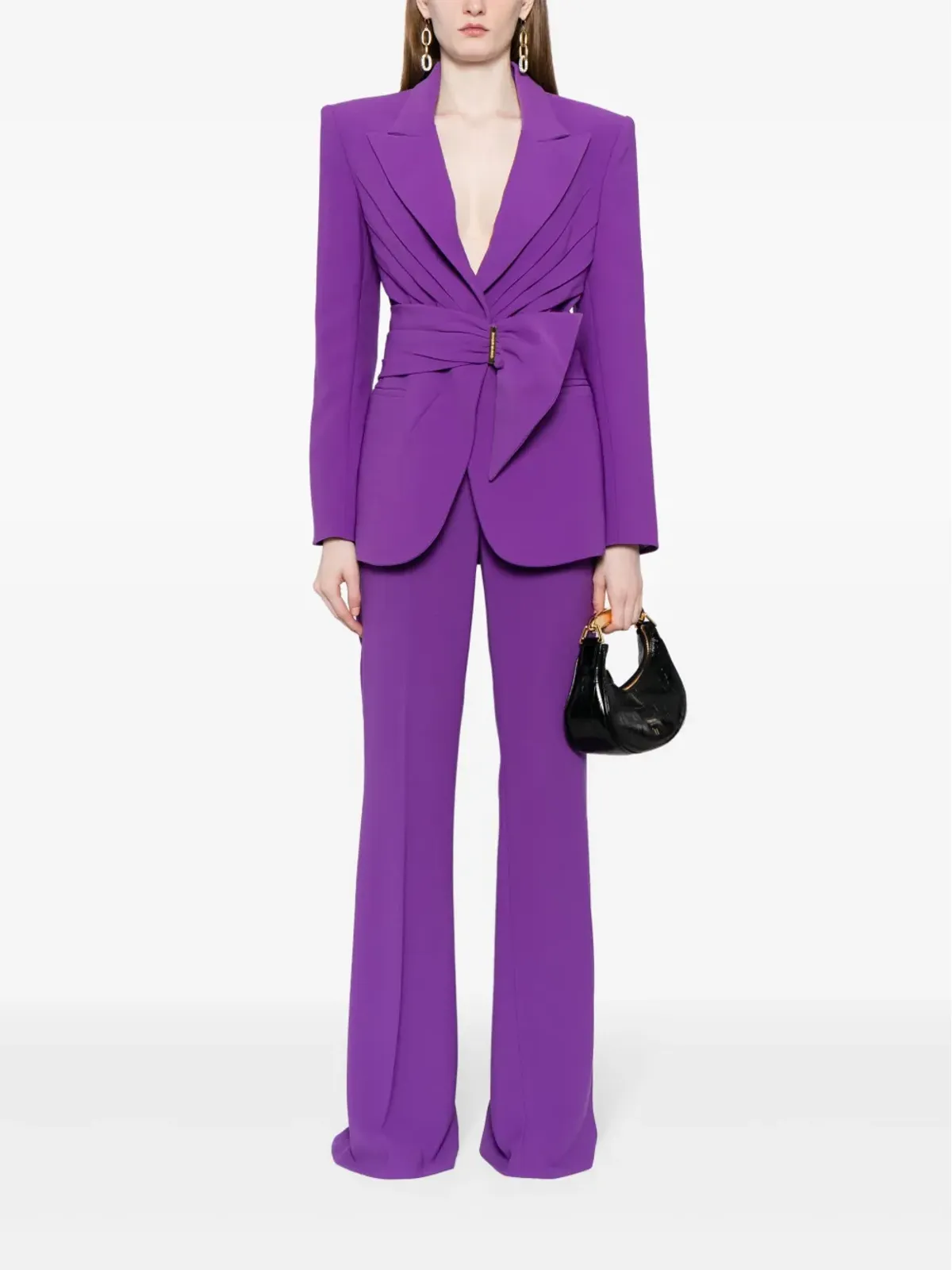 Zuhair Murad ワイドレッグ テーラードパンツ - 画像2