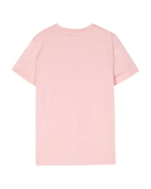 Max Mara モノグラムプリント コットン Tシャツ ピンク - サムネイル2