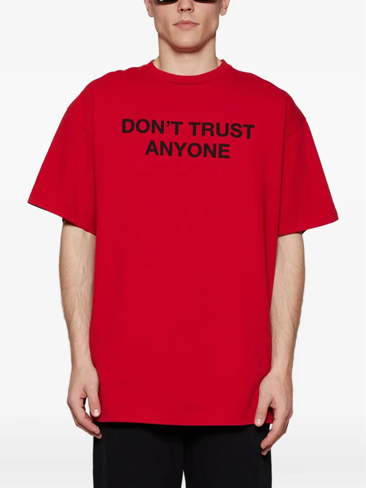 Local Authority コットンTシャツ - レッド - 画像3