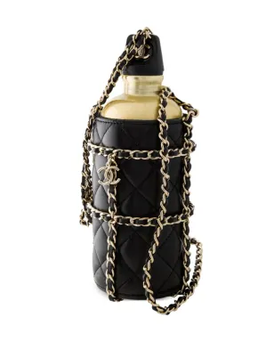 CHANEL ビンテージ 2019 CC レザー ウォーターボトル バッグ - ブラック - サムネイル2