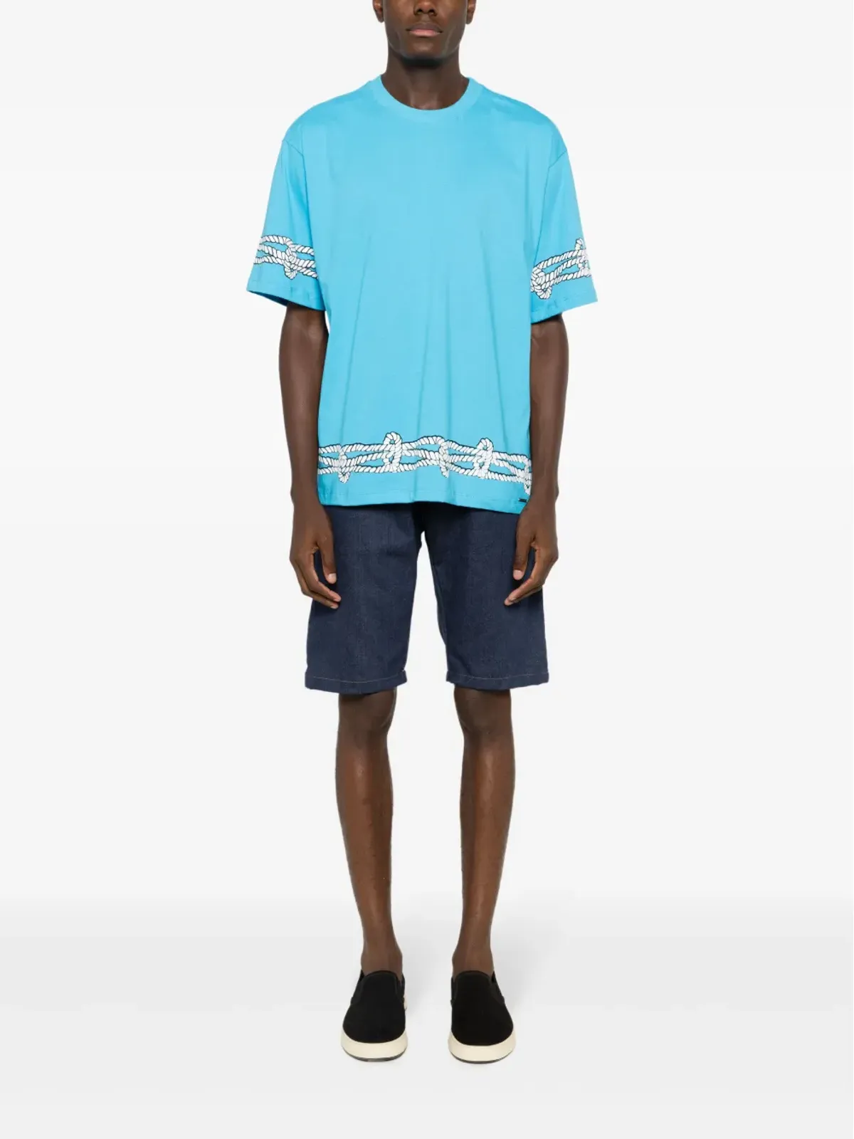 Amir Slama グラフィックプリント コットン Tシャツ - 画像2