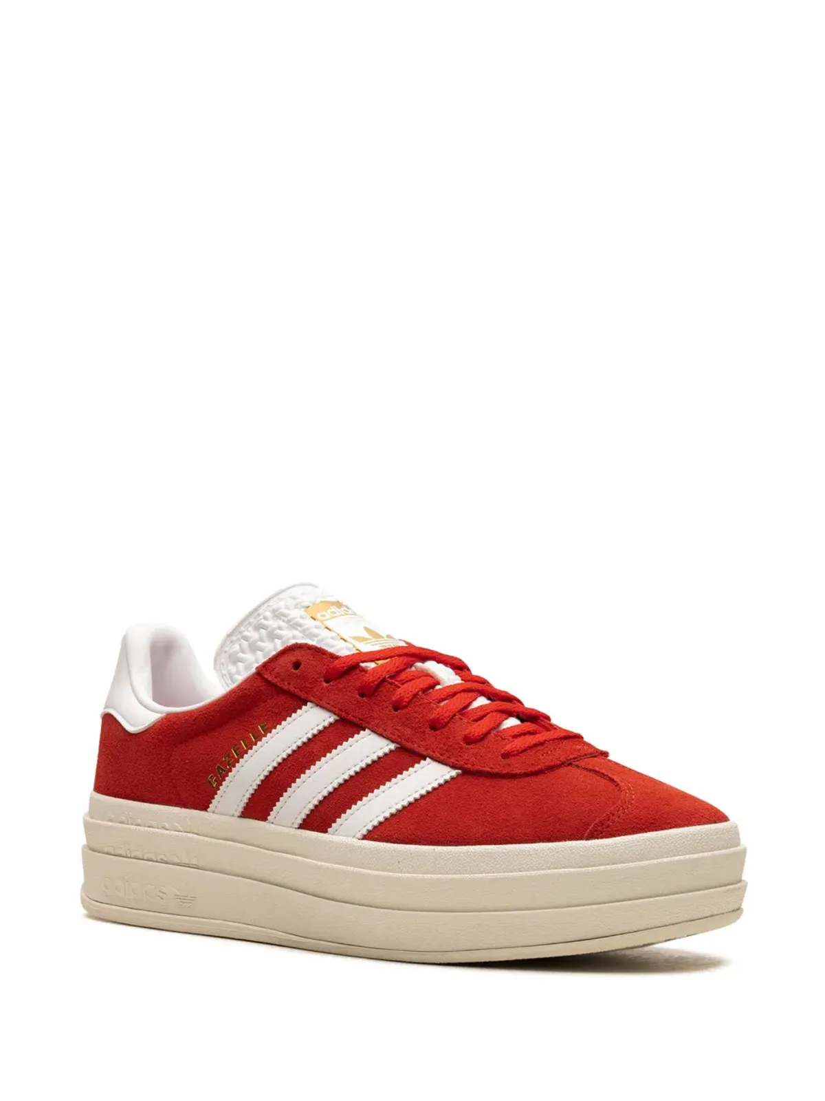 adidas Gazelle Bold スエード ロー・トップ スニーカー - レッド - 画像2