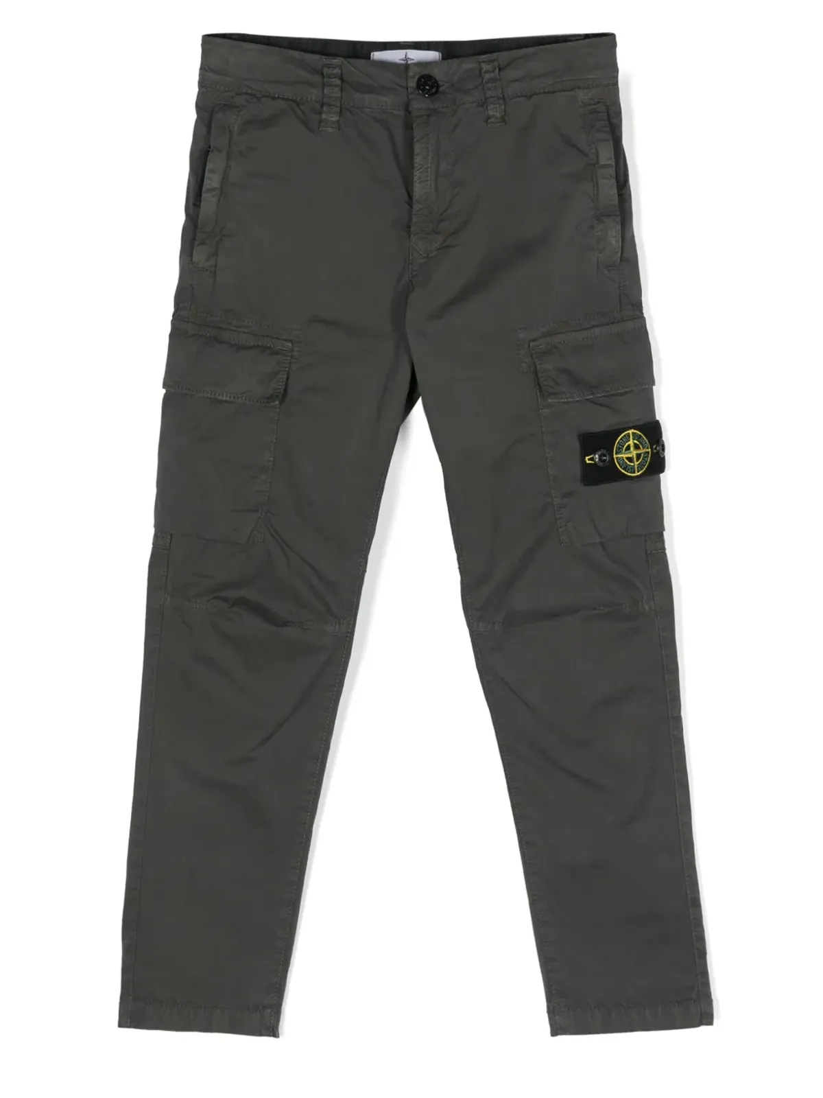 Stone Island Junior コンパスモチーフのストレートレッグパンツ - 画像1