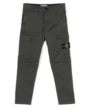 Stone Island Junior コンパスモチーフのストレートレッグパンツ - サムネイル1