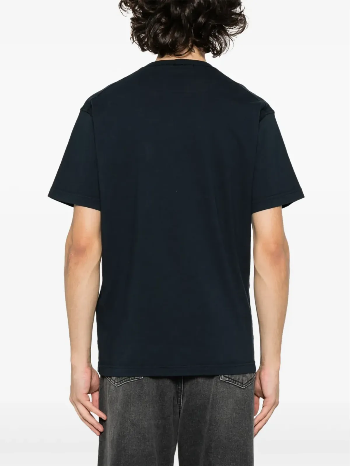 Stone Island コットンジャージーTシャツ ブルー - 画像4