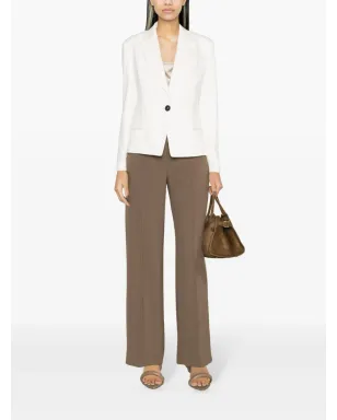 Brunello Cucinelli シングルブレスト コットン混紡ブレザー - ニュートラルカラー - サムネイル2