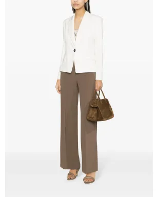Brunello Cucinelli シングルブレスト コットン混紡ブレザー - ニュートラルカラー - サムネイル3