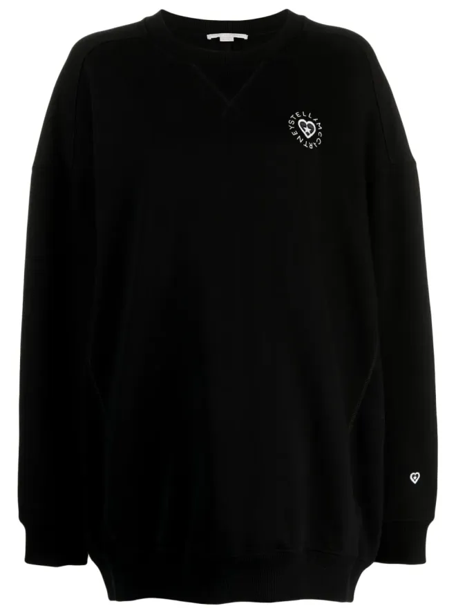Stella McCartney Stella McCartney ロゴパッチ コットン スウェットシャツの商品画像