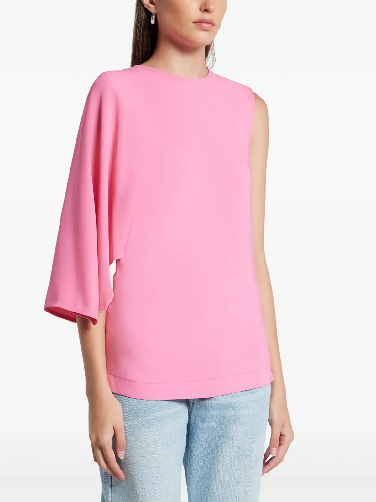 Stella McCartney ピンクのワンショルダートップ - 画像3
