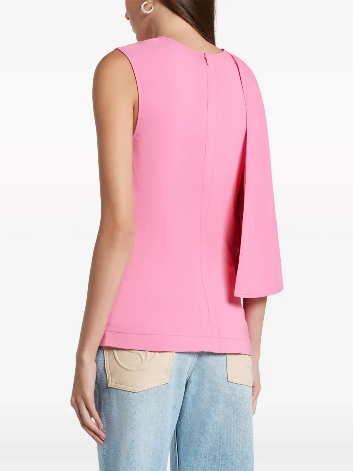 Stella McCartney ピンクのワンショルダートップ - 画像4