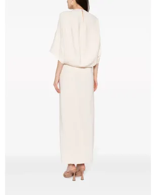 Stella McCartney ブロderie-anglaise フローラル ロングドレス - サムネイル4