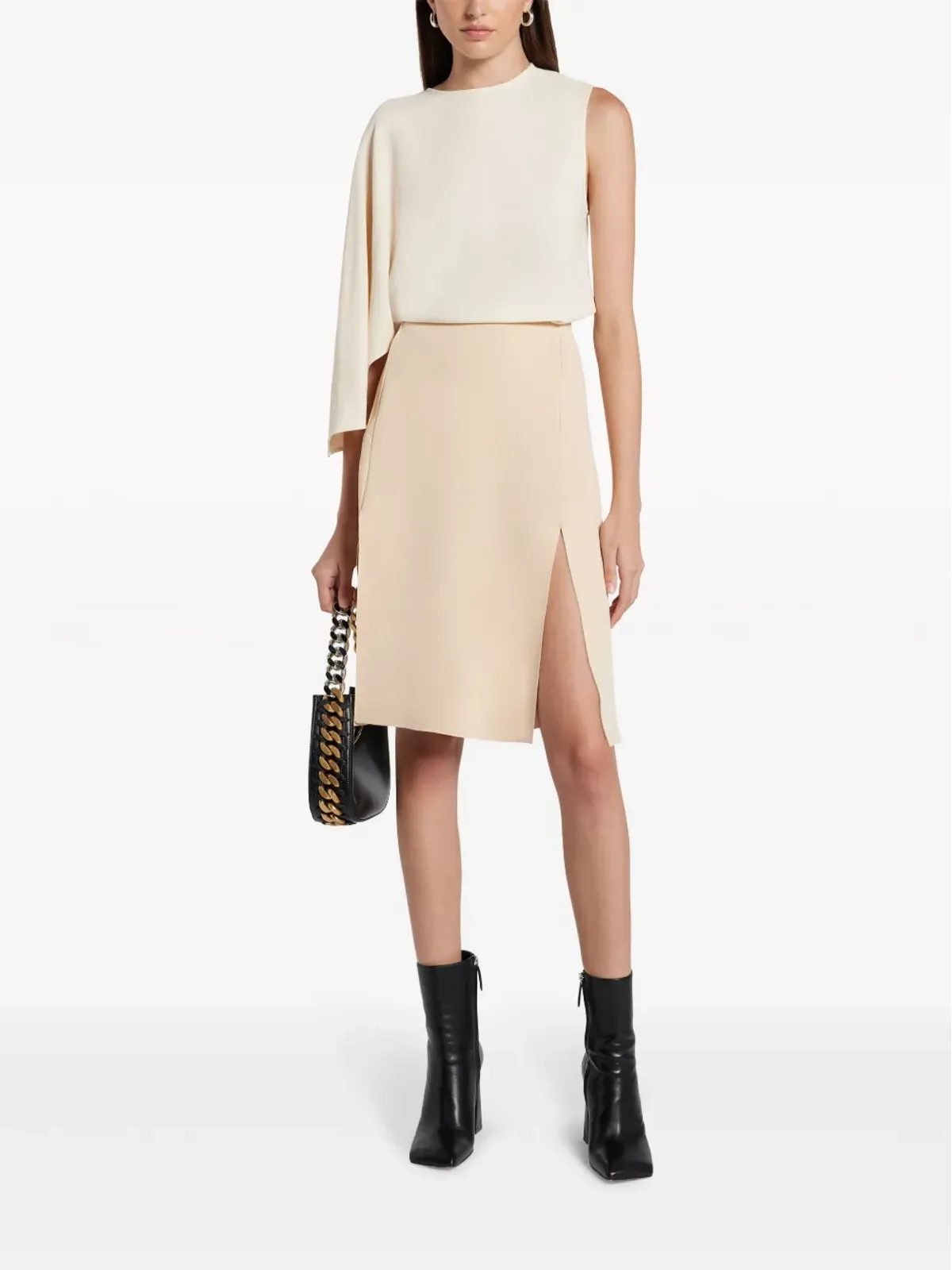 Stella McCartney フロントスリット入りニットスカート - 画像2