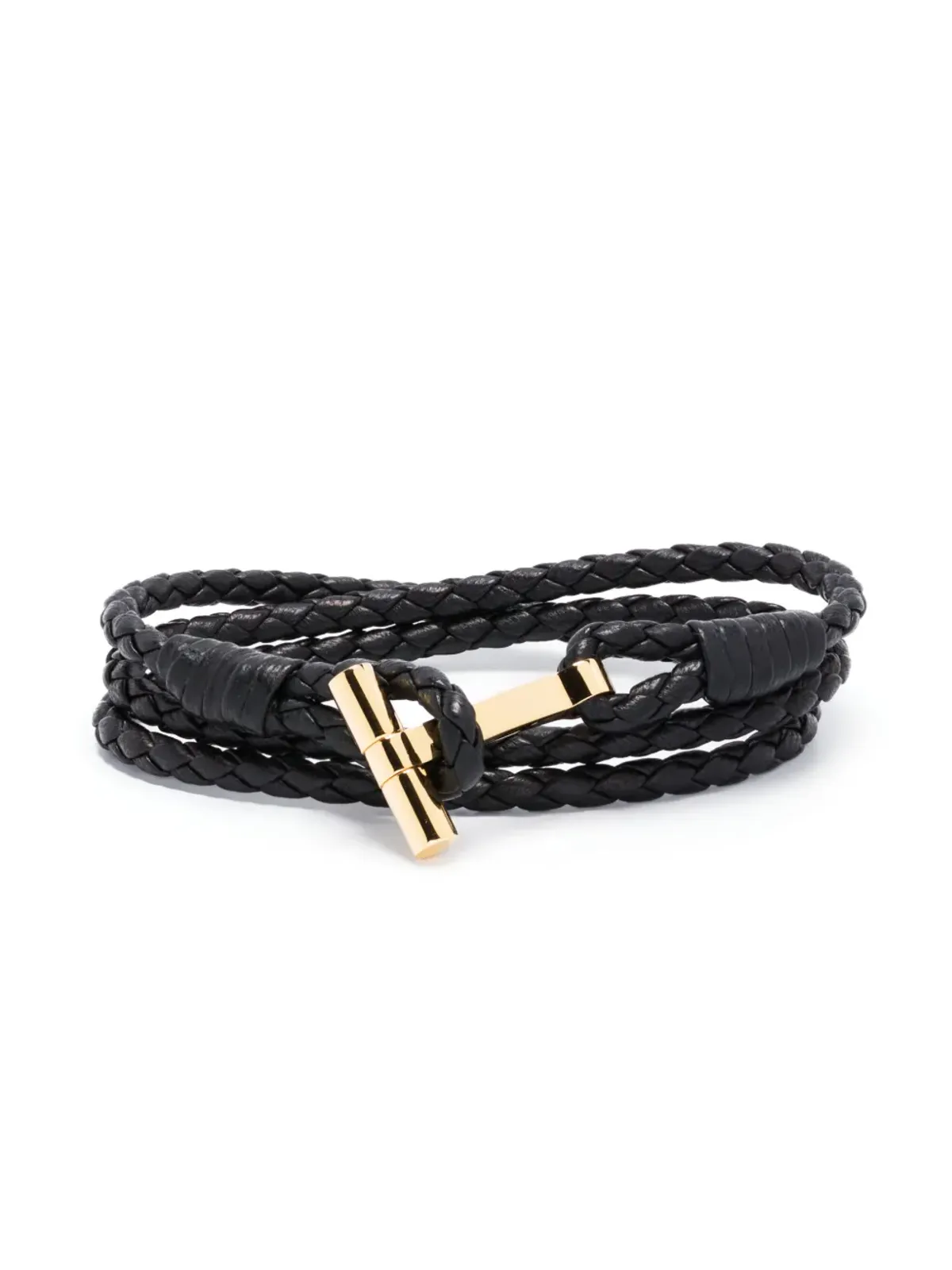 TOM FORD T-logo 編み込みブレスレット - 画像1