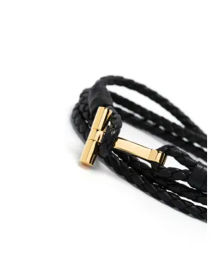 TOM FORD T-logo 編み込みブレスレット - サムネイル3