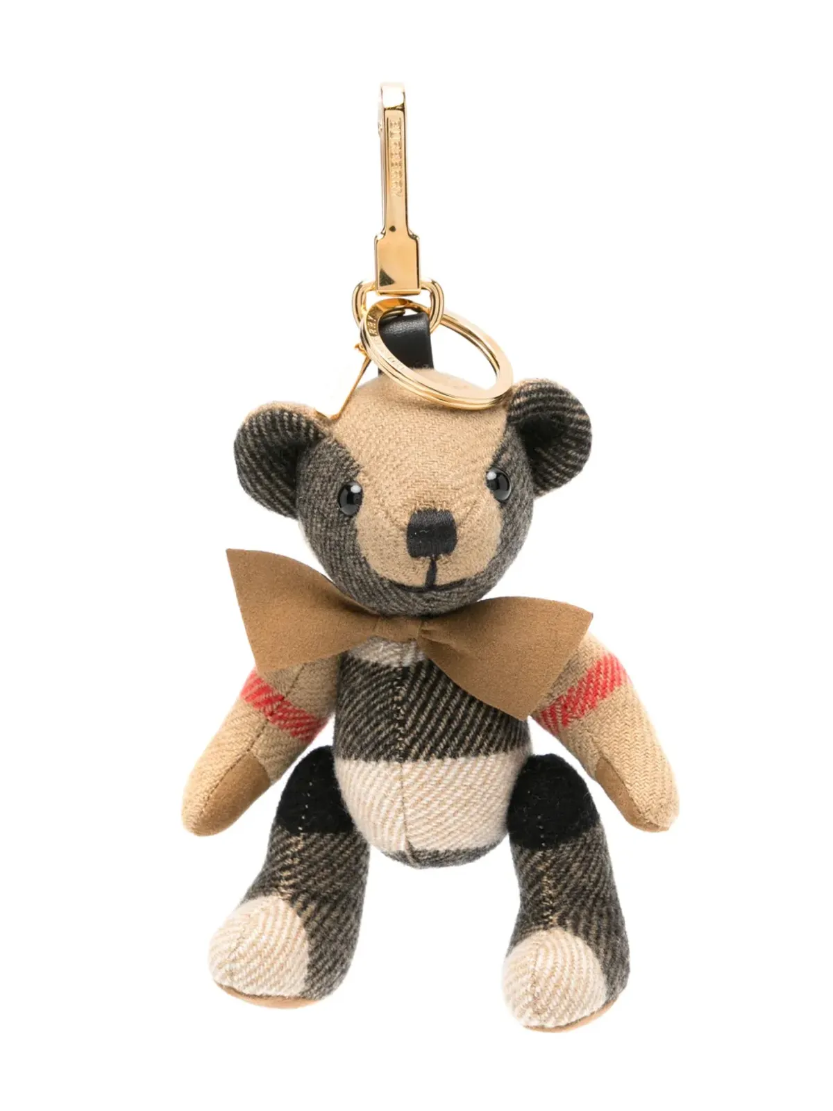 Burberry トーマスベア チェック柄 キーリング - ニュートラルカラー - 画像1