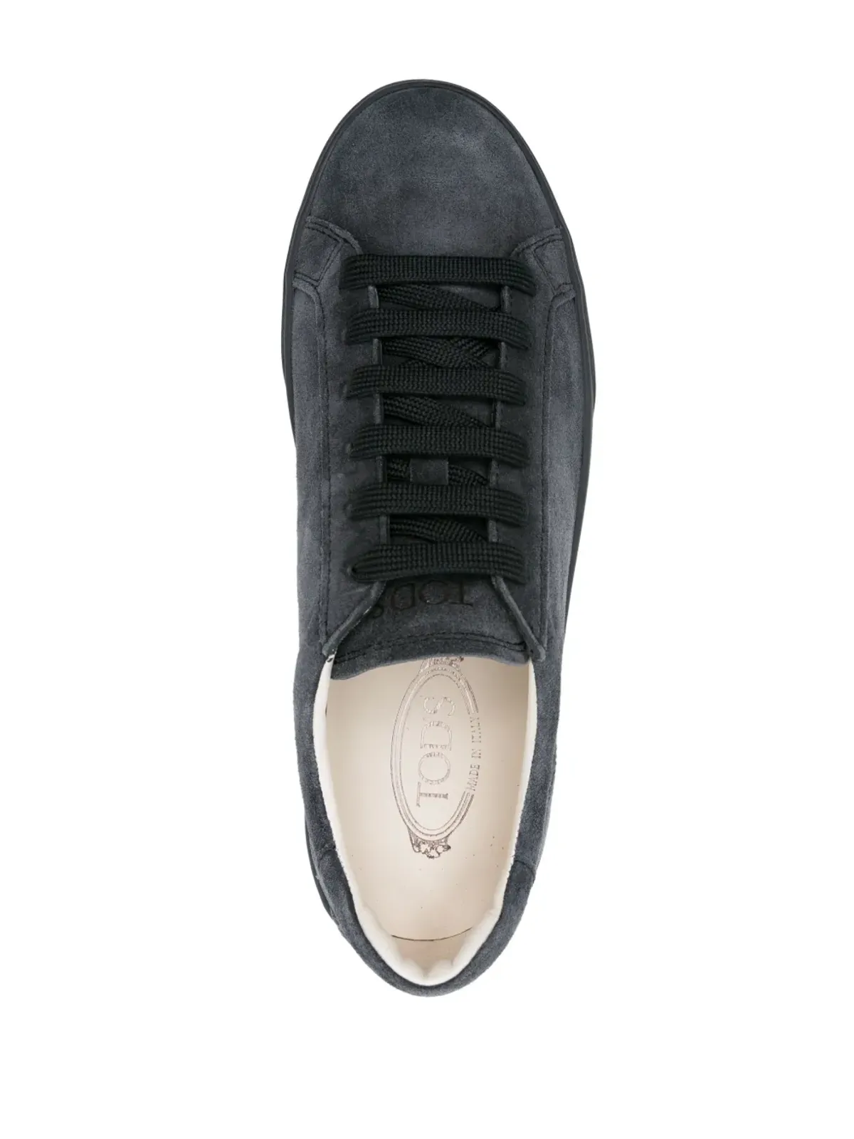 Tod's ロゴエンボスドスエード スニーカー - 画像4