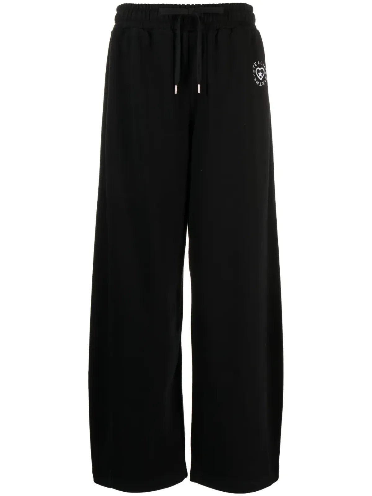 Stella McCartney ロゴパッチ コットン トラックパンツ - ブラック - 画像1